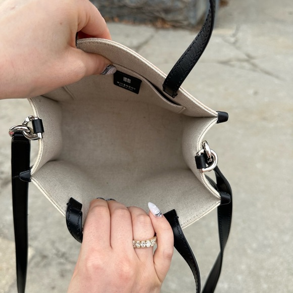 Givenchy Mini G-Tote Shopping Bag In 4G Coated Canvas - Picture 9 of 17